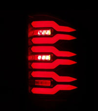 Thumbnail for AlphaRex 07-14 Chevrolet Silverado 1500/2500HD/3500HD Luxx-Series LED Tail Lights Black/Red