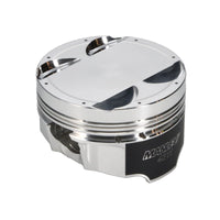 Thumbnail for Manley Mitsubishi 4B11 86mm Bore 9.0:1 CR -5cc Dish Turbo Tuff Piston Set w/ Rings