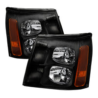 Thumbnail for Xtune Cadillac Escalade Hid Model Only 2003-2006 OEM Style Headlights Black HD-JH-CAES03-HID-BK