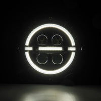 Thumbnail for AlphaRex 18-23 Jeep Wrangler JL/Gladiator JT LED Proj Headlights Black w/ Activ Light/Seq Signal/DRL