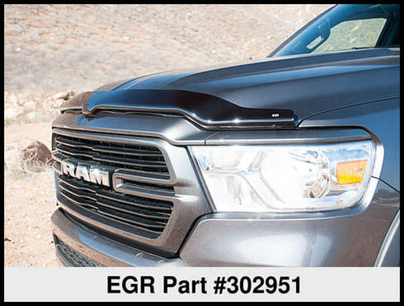 EGR 2019 Dodge Ram 1500 Superguard Hood Shield - Dark Smoke