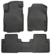 Thumbnail for Husky Liners 2012 Honda CR-V WeatherBeater Combo Black Floor Liners