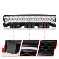 Thumbnail for ANZO 15-23 Dodge Charger Black LED Grille w/ Initiation & Running Light/DRL Bar