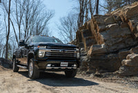 Thumbnail for MBRP 2020+ GMC/Chevy 2500/3500 6.6L Duramax 4in Mand Bent Tubing Pro-Ser Cat Back Single Side - Blk