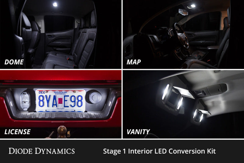 Diode Dynamics 07-13 Chevrolet Silverado Interior LED Kit Cool White Stage 2