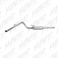 Thumbnail for MBRP 2004-2005 Dodge Ram Hemi 1500 5.7L SC/CC-SB Cat Back Single Side AL P Series Exhaust