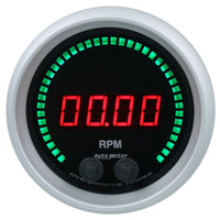 Thumbnail for Autometer 85.7mm Black 0-16K RPM Tachometer Sport-Comp Elite Digital Gauge