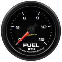 Thumbnail for Autometer Extreme Environment 2 1/16in 15psi Fuel Pressure Gauge Stepper Motor w/ Warn