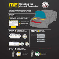 Thumbnail for MagnaFlow 12-23 Volkswagen Beetle L4 2.0L OEM Underbody Direct-Fit Catalytic Converter