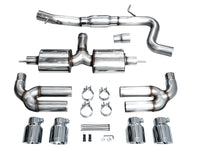 Thumbnail for AWE 22-24 Audi 8Y S3 Touring Edition Exhaust - Chrome Silver Tips