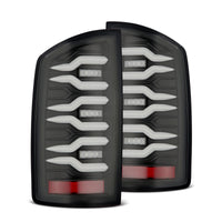 Thumbnail for AlphaRex 02-06 Dodge Ram 1500/03-06 Dodge Ram 2500+3500 Luxx-Series LED Tail Lights (Pair) Black