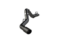 Thumbnail for MBRP 2020+ GMC/Chevy 2500/3500 6.6L Duramax 4in Mand Bent Tubing Pro-Ser Cat Back Single Side - Blk