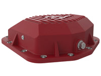 Thumbnail for aFe 20-23 Jeep Gladiator JT (Dana M220) Pro Series Rear Differential Cover Red w/ Machined Fins