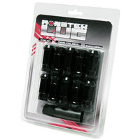 Thumbnail for Wheel Mate Monster Open End Lug Nut Set of 20 - Black 14x1.50