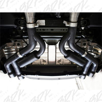 Thumbnail for MBRP 18-20 Ford Mustang GT 2.5in Black Coated Non Active Dual Axle Back Exhaust - 4in Dual Wall Tips