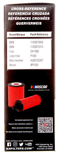 Thumbnail for K&N Automotive Oil Filter - 14-17 Mini Cooper 1.5L L3 Gas