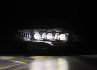 Thumbnail for AlphaRex 18-20 Ford Mustang NOVA LED Proj Headlights Black w/Activ Light/Seq Signal/Switch DRL