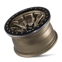 Thumbnail for Dirty Life 9303 DT-1 17x9 / 6x139.7 BP / -12mm Offset / 106mm Hub Satin Gold Wheel - Beadlock
