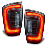Thumbnail for Oracle Lighting 16-23 Gen 3 Toyota Tacoma Black Series Flush Style LED Tail Lights SEE WARRANTY