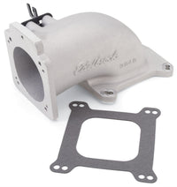 Thumbnail for Edelbrock Low Profile Intake Elbow 90mm Throttle Body to Square-Bore Flange As-Cast Finish