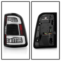 Thumbnail for Spyder Apex 19-23 Dodge Ram 1500 (w/ Factory LED) LED Tail Light - Black (ALT-YD-DR19LEDT2-SEQ-BK)