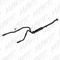 Thumbnail for MBRP 11-14 Ford F-150 V6 Ecoboost Black Coated 2.5in Cat-Back Dual Rear Exit Exhaust System