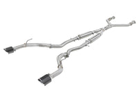 Thumbnail for aFe Takeda 2.5in 304 SS Cat-Back Exhaust System w/ Carbon Fiber Tips 16-18 Infiniti Q50 V6-3.0L (tt)