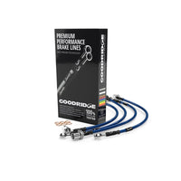 Thumbnail for Goodridge 15-18 Ford Focus RS MK3 Phantom Stainless Steel Brake Line Kit - Electric Blue