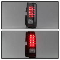Thumbnail for Xtune Hummer H3 06-09 ( Non H3T ) LED Tail Lights Black ALT-ON-HH306-LED-BK