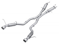 Thumbnail for MBRP 2012+ Jeep Grand Cherokee SRT 6.4L 3in Dual Rear Exit Aluminized Catback Exhaust - T304 Tips