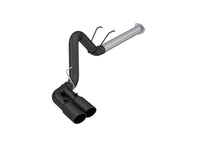 Thumbnail for MBRP 17-24 Ford F250/350/450 6.4 L Filter Back Single Side Dual Exit Exhaust System BLK.