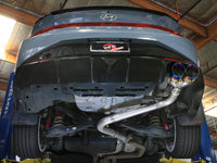 Thumbnail for aFe Takeda 21-25 Hyundai Elantra 1.6L (t) 3in. SS Axle-Back Exhaust System w/Blue Flame Tips