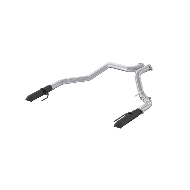 MBRP 2022+ Ford F-150 Raptor 3.5L / Raptor R 5.2L 3in Dual Rear Exit Turndown Axle Back - Black