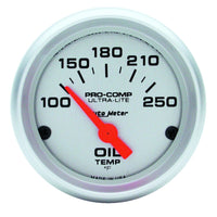 Thumbnail for Autometer Ultra-Lite 52mm 100-250 Deg F Electronic Oil Temperature Gauge