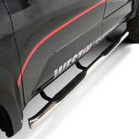 Thumbnail for Westin 2024 Tacoma Double Cab E-Series 3 Nerf Step Bars - Stainless Steel