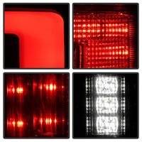 Thumbnail for Spyder 21-23 Ford F150 (Halogen w/ Blind Spot) Full LED Tail Lights - Black (ALT-YD-FF15021HALBS-BK)