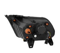 Thumbnail for AlphaRex 10-12 Ford Mustang NOVA-Series LED Proj. Headlights Alpha-Blk w/Activ Lght & Seq.Sig SB DBL