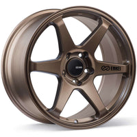Thumbnail for Enkei T6R 18x8 45mm Offset 5x100 Bolt Pattern 72.6 Bore Matte Bronze Wheel