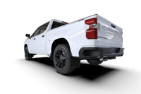 Thumbnail for Rally Armor 19-24 Gen 4 Chevy Silverado 1500 Black UR Mud Flap White Logo