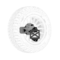 Thumbnail for Body Armor 4x4 16-23 Toyota Tacoma/10-24 4Runner Pro Series II Tire Carrier W/ License Plate Holder