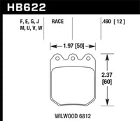Thumbnail for Hawk DTC-50 Brake Pads DLS 6812