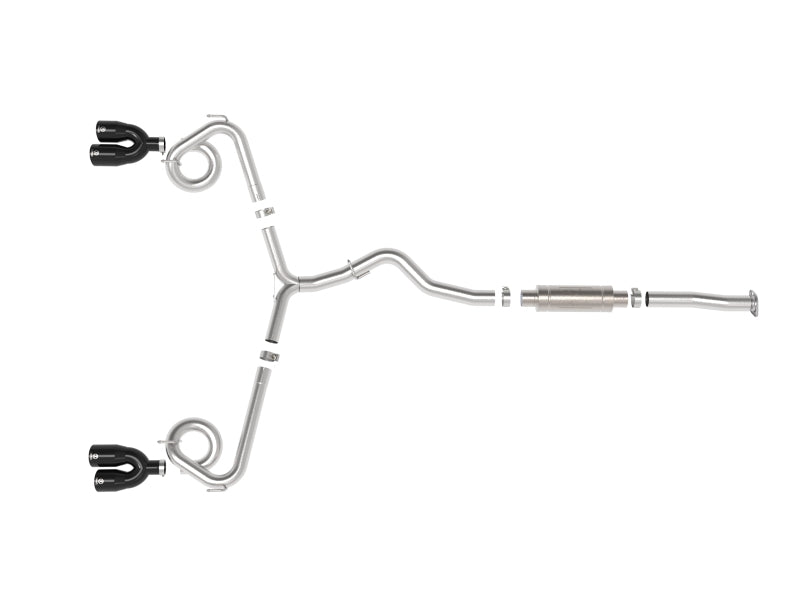 aFe Subaru WRX/STi 15-21 H4-2.0/2.5L Takeda 3in to 2-1/2in Stainless Cat-Back Exhst w/ Black Tip