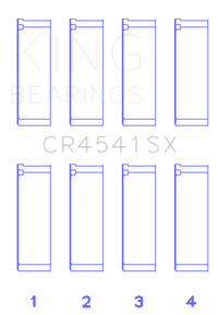 Thumbnail for King Bearings Connecting Rod Bearing Set - for Honda F23A/F23Z/K20A3