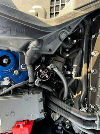 Thumbnail for J&L 2024 Ford Mustang GT w/ Whipple Supercharger Oil Separator 3.0 PCV Side - Black Anodized