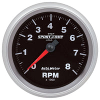 Thumbnail for Autometer Sport-Comp II 3-3/8in 8K RPM SPN 190 Tachometer