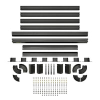 Thumbnail for Westin EXP Roof Rack for Mid Size EXP Truck Cap (RACK ONLY - NO CAP) 45x55in. - Tex. Blk