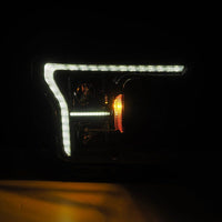 Thumbnail for AlphaRex 18-20 Ford F150 PRO-Series Headlight Alpha Black w/ Seq Signal & DRL
