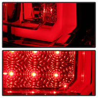 Thumbnail for Spyder 07-13 Toyota Tundra V2 Light Bar LED Tail Lights - Red Clear ALT-YD-TTU07V2-LB-RC