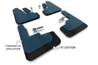 Thumbnail for Rally Armor 2021-25 Ford Mach-E Rally Edition Black UR Mud Flap Metallic Black Logo