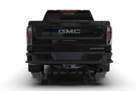 Thumbnail for Rally Armor 20-24 GMC Sierra 2500/3500 HD Denali Black Mud Flap w/Metallic Black Logo